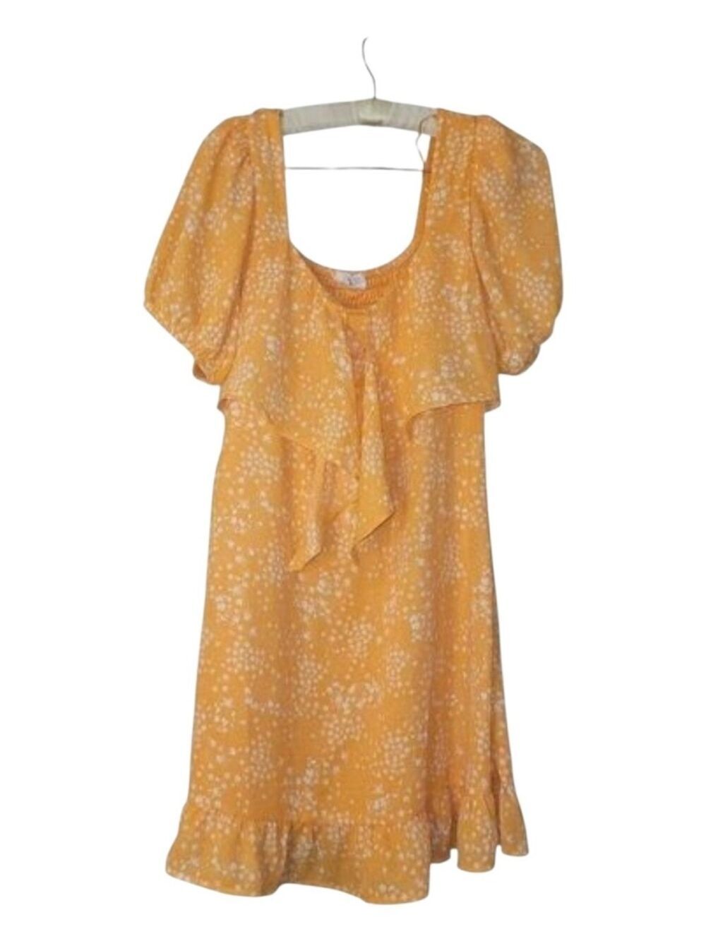 Sienna Sky Bright Floral Optional Off Shoulders Dress M Summer Colorful